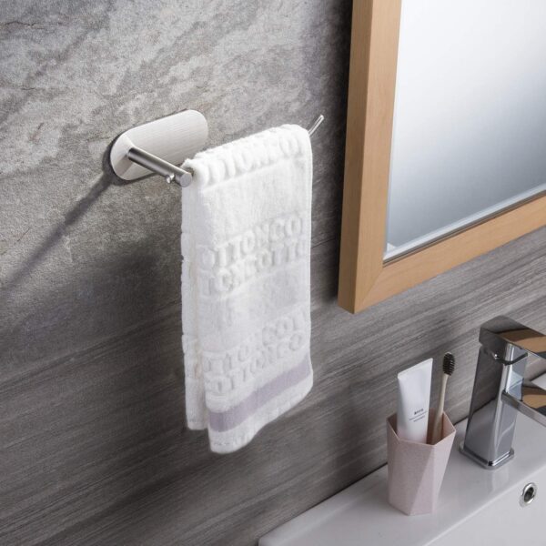 SUNTECH Self Adhesive Towel Holder for Kitchen/Bathroom - Image 2