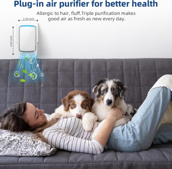 8-Pack Plug-In Air Purifier for Home, Office, Pets - Image 6