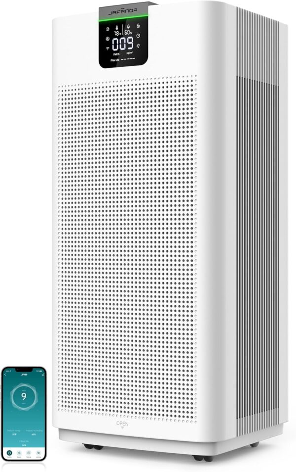 Jafända Air Purifier: True HEPA, Alexa, 4575 ft², Large Room