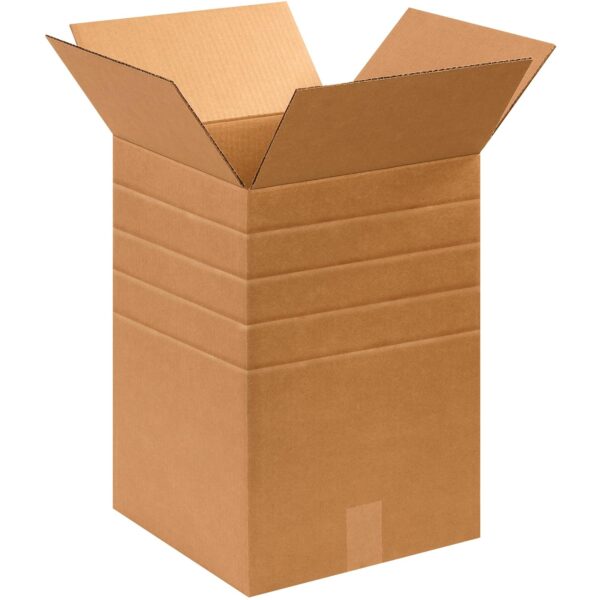 25 Pack 12x12x18 Multi-Depth Cardboard Shipping Boxes