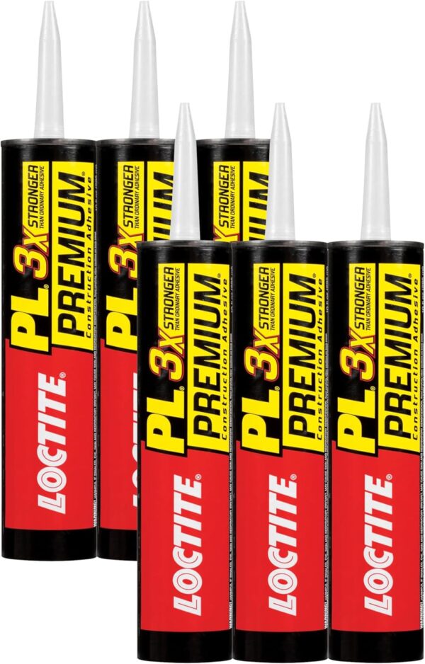 Loctite PL Premium Construction Adhesive - 10 oz, 6 Pack