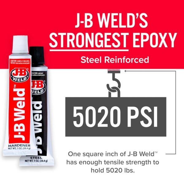 J-B Weld Cold-Weld Steel Epoxy - 2 oz. - Image 2