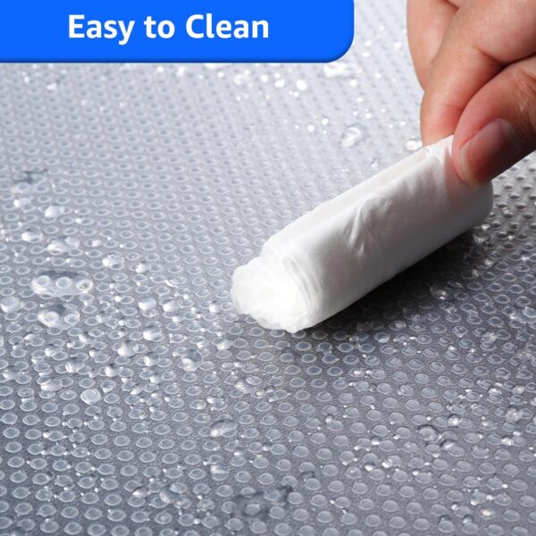 Clear Waterproof Shelf Liners, 17.7 x 96 inch, Non-Adhesive - Image 4