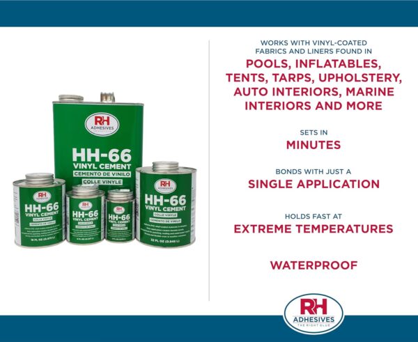 HH-66 Vinyl Cement, 4 oz. - RH Adhesives - Image 4