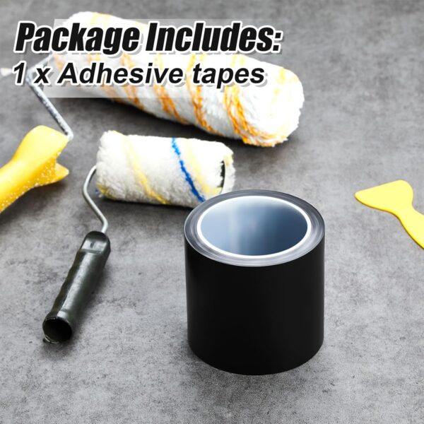 Jutom 3.78" Black Polyethylene Vapor Barrier Tape (72 Yards) - Image 3