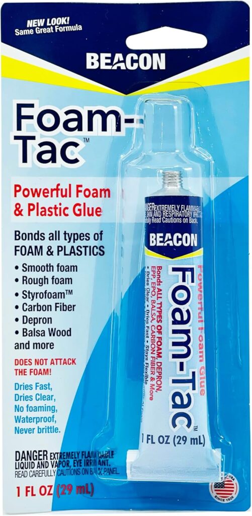 Beacon Foam-Tac 33ml: Strong Adhesive for Plastic & Foam