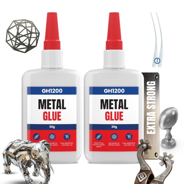 GH1200 Metal Glue: Crystal Clear, Heat & Cold Proof