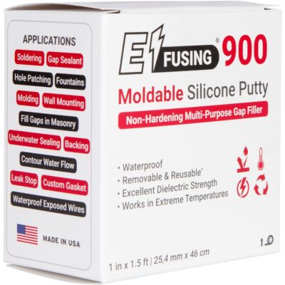 Black Moldable Silicone Putty - 900. - Image 2