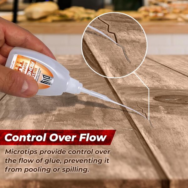 2 Pk CA Glue for Woodworking - Fast Drying - Image 5