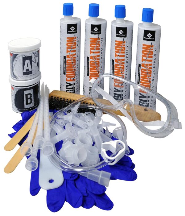 RadonSeal Epoxy Crack Repair Kit | Waterproof & Stabilize Walls