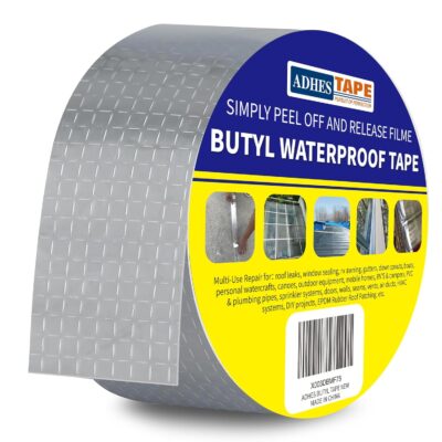 ADHES Butyl Tape 2 Inch x 16 Feet, Waterproof Sealant for RV, Window, Boat Repair