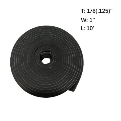 Adhesive Rubber Strips 1/8" Thick X 1" Wide X 10' Long - Image 3