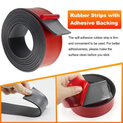 Neoprene Rubber Sheet: Adhesive Strips, Rolls for Crafts, Seals - Image 4