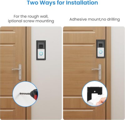 Adhesive Mount for Ring Doorbell, No Drill Holder Bracket - Image 5