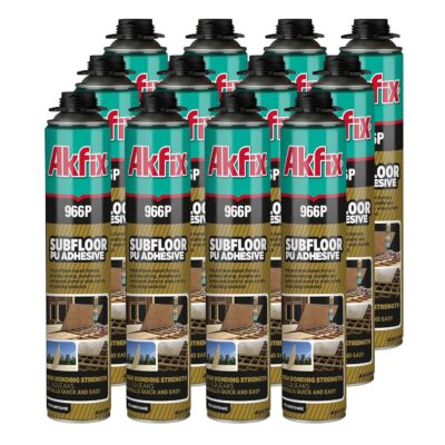 Akfix 966P Subfloor Adhesive 12x30 Oz. Strong Bonding 30 Oz. 12 Pack