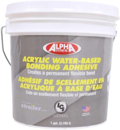 Alpha Systems 8011 Acrylic Bonding Adhesive - 1 Gallon