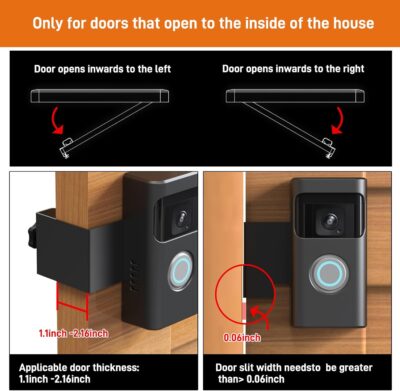 Anti-Theft Ring Doorbell Mount for Houses and Apartments - Image 4