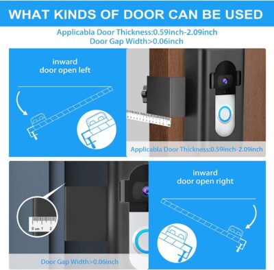 Anti-Theft Doorbell Mount for Ring/Blink Wireless Video Doorbell - Image 5