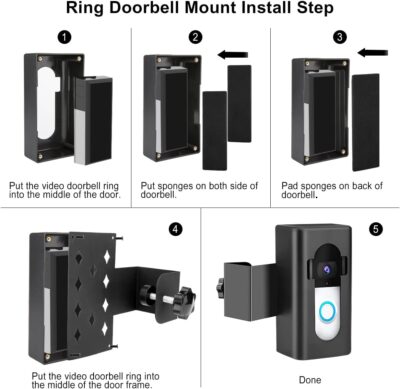 Anti-Theft Doorbell Mount for Ring/Blink Wireless Video Doorbell - Image 8