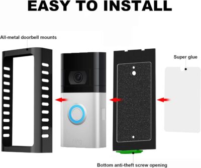 Secure Doorbell Camera Mounts for Ring and Blink Cameras - Image 7