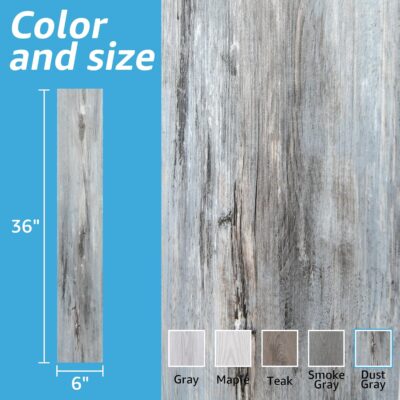 Art3d Peel and Stick Vinyl Plank Flooring, Dust Grey - Image 9