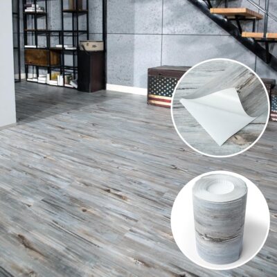 Art3d Peel and Stick Vinyl Plank Flooring, Dust Grey - Image 2