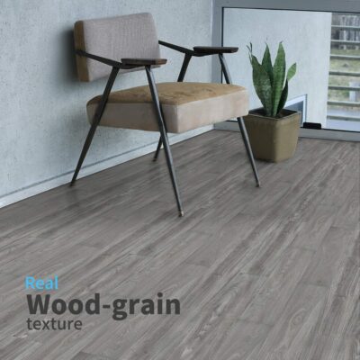 Art3d Peel & Stick Vinyl Wood Plank Flooring, Deep Gray - Image 5