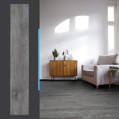 Art3d Peel & Stick Vinyl Wood Plank Flooring, Deep Gray - Image 3