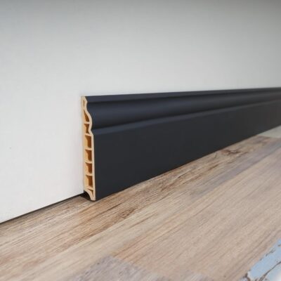 Art3d Black Wall Baseboard Molding Trim 8-Pack