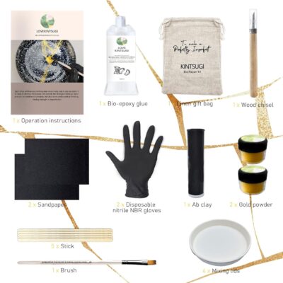 Bio Kintsugi Repair Kit: Food-Safe, Beginner-Friendly Japanese Craft - Image 2