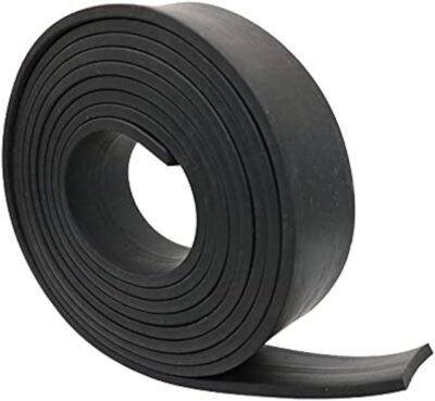 Black Heat Resistant Silicone Rubber Roll Strips - DIY Gaskets Material