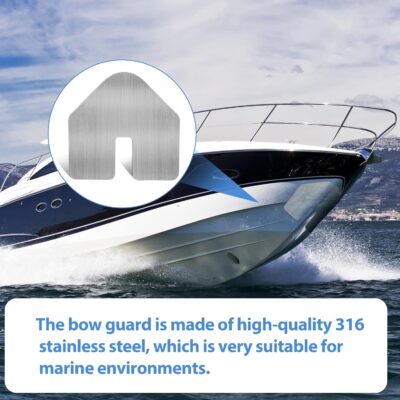 Boat Bow Guard with Stainless Steel Keel Protector - Image 6