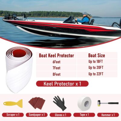 Boat Keel Protector Guards Rocks, Oyster Beds, Fiberglass, Aluminum - Image 5