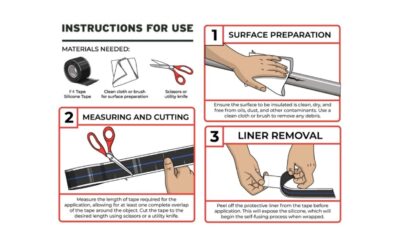 Bond It F4 Emergency Self-Fusing Silicone Tape, 1" x 36' x 20mil, Black - Image 6