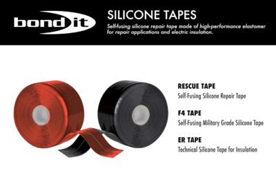 Bond It F4 Emergency Self-Fusing Silicone Tape, 1" x 36' x 20mil, Black - Image 5