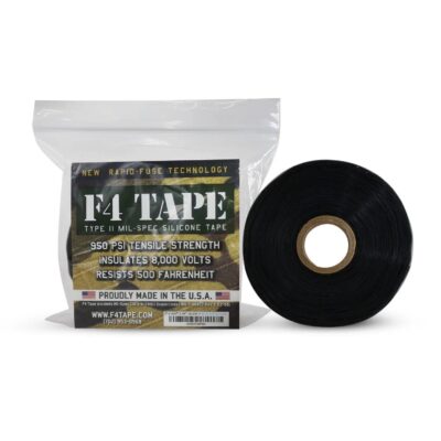 Bond It F4 Emergency Self-Fusing Silicone Tape, 1" x 36' x 20mil, Black