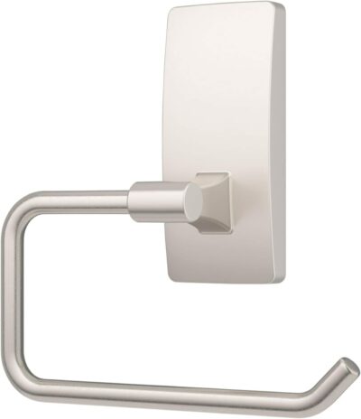 Satin Nickel Toilet Paper Holder with Water & Rust Resistance - Image 8