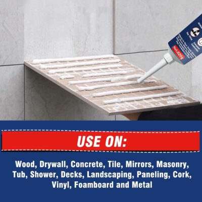 Heavy Duty Construction Adhesive for Various Surfaces, 7.4 oz - Image 5