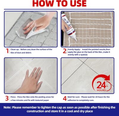 Heavy Duty Construction Adhesive for Tile, Concrete, Stone, Waterproof - Image 3