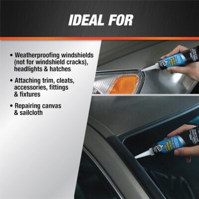 Dap 00694 2.8oz Silicone Rubber Sealant, Clear - Image 4