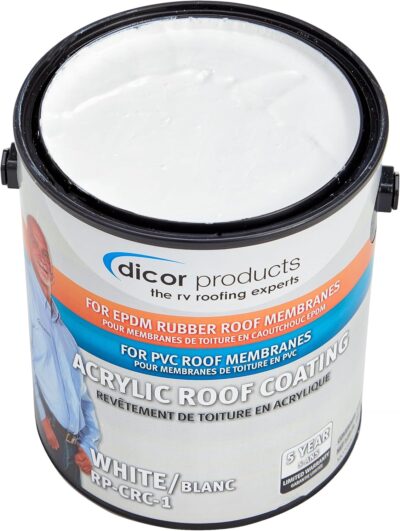 Dicor EPDM Roof Coating - White, 1 Gallon - Image 3