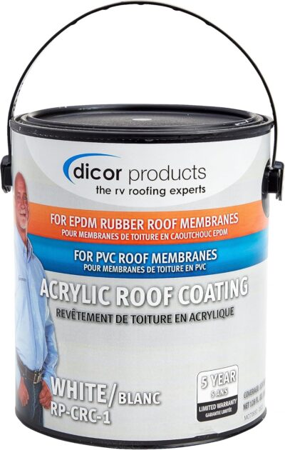 Dicor EPDM Roof Coating - White, 1 Gallon