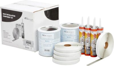 Dicor RV Rubber Roof Kit - Adhesive, Tape, Sealant, Dove - Image 2