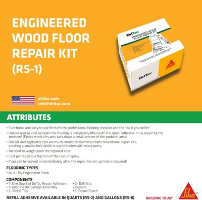 DriTac Wood Floor Repair Kit for Engineered Flooring 32oz - Image 3