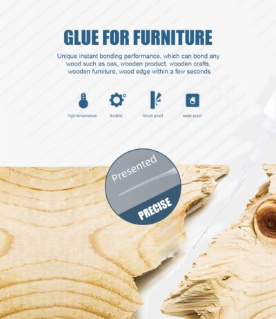 Durable Super Glue for Woodworking - Waterproof, Sun and Heat Resistant - Image 5