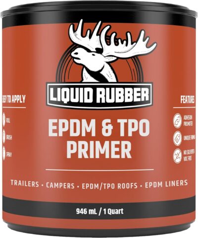 EPDM Primer for Camper and Trailer Roofing - 1 Quart