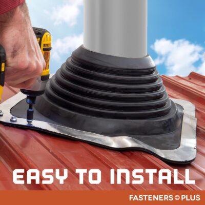 EPDM Roof Flashing Boot Kit for 6-3/4" - 13-1/2" Pipes - Image 7