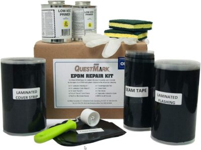 EPDM Roof Patch Kit with Tools and Instructions