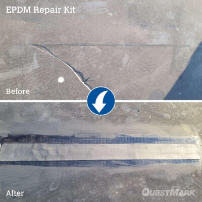 EPDM Roof Patch Kit with Tools and Instructions - Image 3