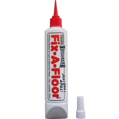 Fix-A-Floor Squeezy Repair Adhesive for Loose Flooring, Made in USA